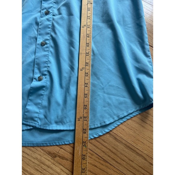 Lot of 2 LB Tech Fishing Shirt Short Sleeve Button Down Outdoor Camp Mens Medium - Picture 10 of 10